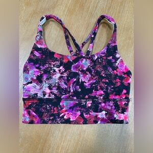lululemon athletica Vibrant Floral Sports Bra